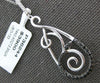 .40CT WHITE & BLACK DIAMOND 14KT WHITE GOLD 3D MUSICAL NOTE FUN FLOATING PENDANT