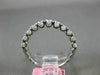 ESTATE .82CT DIAMOND 18K WHITE GOLD SEMI ETERNITY ROUND WEDDING ANNIVERSARY RING