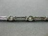 ESTATE LONG .55CT ROUND DIAMOND 14KT WHITE GOLD ETOILE TENNIS BRACELET #14732