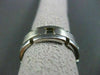 ESTATE WIDE 14KT WHITE GOLD SOLID BRICK LOOK MENS WEDDING RING HANDSOME!! #1007