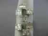 EXTRA LARGE 1.18CT ROUND & BAGUETTE DIAMOND 18KT WHITE GOLD 3D MULTI SQUARE RING