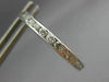 ESTATE .80CT DIAMOND 14KT WHITE GOLD CLASSIC CHANNEL HOOP HUGGIE EARRINGS #17583