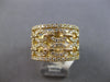 ESTATE LARGE 1.28CT DIAMOND 14K YELLOW GOLD CLASSIC MULTI OVAL FUN RING