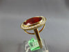 LARGE 5.36CT DIAMOND & AAA FIRE OPAL 14KT YELLOW GOLD OVAL HALO ENGAGEMENT RING