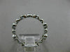 ESTATE .64CT DIAMOND 14KT WHITE GOLD 3D ETOILE ETERNITY WEDDING ANNIVERSARY RING