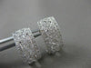 ESTATE LARGE .40CT DIAMOND 18KT WHITE GOLD FILIGREE CLIP ON EARRINGS  #20318