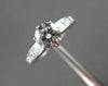 ESTATE 1.45CT ROUND DIAMOND 14KT WHITE GOLD SOLITAIRE ENGAGEMENT RING #22131