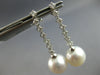 .42CT DIAMOND & AAA SOUTH SEA PEARL 18KT WHITE GOLD 3D JOURNEY HANGING EARRINGS