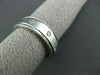 ESTATE .28CT DIAMOND 14K W GOLD ETOILE MILGRAIN ETERNITY ANNIVERSARY RING #21677