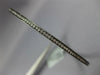 ESTATE .80CT DIAMOND 18K BLACK GOLD 3D CLASSIC 2MM ETERNITY LOVE BANGLE BRACELET