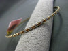 ESTATE .55CT DIAMOND 18KT ROSE GOLD 3D ETOILE CLASSIC 2mm BANGLE BRACELET