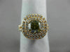 GIA LARGE 2.30CT WHITE & CHOCOLATE FANCY DIAMOND 18KT ROSE GOLD ENGAGEMENT RING