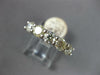 LARGE 1.80CT DIAMOND 14KT WHITE GOLD ROUND 5 STONE SHARED PRONG ANNIVERSARY RING