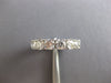 ESTATE 3.60CT DIAMOND 14K WHITE GOLD ROUND 4MM ETERNITY WEDDING ANNIVERSARY RING