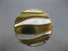ESTATE LARGE AAA MOTHER OF PEARL 14KT YELLOW GOLD 3D CIRCULAR FILIGREE FUN RING