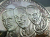 LANDING ON THE MOON E.ALDRIN N.ARMSTRONG M.COLLINS SILVER COIN 925 #22195