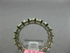 ESTATE 3.25CT ROUND CUT DIAMOND 18K WHITE GOLD ETERNITY WEDDING ANNIVERSARY RING