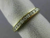 ESTATE .36CT DIAMOND 14K YELLOW GOLD 3D CLASSIC CHANNEL ANNIVERSARY RING #21683