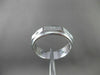 ESTATE WIDE 0.24CTW DIAMOND 14KT WHITE GOLD BRICK DESIGN ETOLIE MENS RING #17839