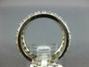 ESTATE WIDE 3.50CT DIAMOND 14KT WHITE GOLD PAVE ETERNITY ANNIVERSARY RING #1351
