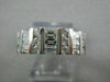 ESTATE .96CTW EMERALD ROUND DIAMOND WEDDING ANNIVERSARY 14K GOLD RING 6.5M 10893