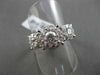 ANTIQUE LARGE 1.50CT DIAMOND 14KT WHITE GOLD CLUSTER FRIENDSHIP PROMISE RING