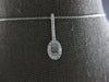 .25CT DIAMOND 14KT WHITE GOLD 3D ROUND & BAGUETTE OVAL TENNIS RACKET FUN PENDANT
