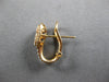 1.42CT DIAMOND 18K ROSE GOLD ROUND CLUSTER RECTANGULAR UMBRELLA HANGING EARRINGS