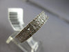 WIDE 3.50CT DIAMOND 18KT WHITE GOLD PRINCESS & ROUND ETERNITY ANNIVERSARY RING