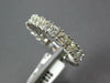 3.05CT DIAMOND 14KT WHITE GOLD 3D PRINCESS 4 PRONG ETERNITY 4MM ANNIVERSARY RING