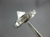 .35CT DIAMOND 14KT WHITE GOLD 3D PRINCESS 5 STONE FILIGREE ANNIVERSARY RING 1337