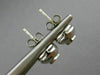 ESTATE .20CT DIAMOND 14KT WHITE GOLD 3D PRINCESS INVISIBLE ROUND STUD EARRINGS