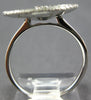 ESTATE WIDE .57CT DIAMOND 14KT WHITE GOLD 3D CLASSIC SWIRL FUN RING