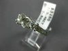 ESTATE .98CT DIAMOND 14KT WHITE GOLD 3D ROUND SEMI MOUNT ENGAGEMENT RING #21433