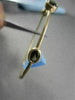 ANTIQUE HAMMER LOOK 9MM 2.7CT SMOKY TOPAZ 14KT YELLOW GOLD BANGLE ONE OF A KIND