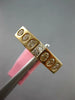 WIDE 1.60CT DIAMOND 18KT YELLOW GOLD OVAL & PRINCESS ETOILE RECTANGULAR BAR RING