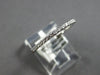 ESTATE .18CT DIAMOND 18KT WHITE GOLD 3D 1.5MM ROUND WEDDING ANNIVERSARY RING