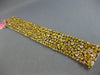 GIA EXTRA LARGE 29.1CT MULTI COLOR DIAMOND 18KT YELLOW GOLD 3D TENNIS BRACELET