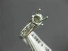 ESTATE 1.28CT DIAMOND 14KT WHITE GOLD 7 STONE SEMI MOUNT ENGAGEMENT RING #16313