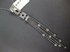 LARGE .52CT DIAMOND 18KT WHITE GOLD RECTANGULAR CHANDELIER BY THE YARD PENDANT