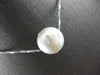 EXTRA LARGE .30CT DIAMOND & AAA SOUTH SEA PEARL 18KT WHITE GOLD FLOATING PENDANT