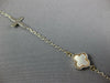 ESTATE AAA MOTHER OF PEARL 14KT YELLOW GOLD CROSS BY THE YARD FUN BRACELET 27011