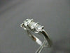 ESTATE .78CT DIAMOND LUCIDA 5 STONE 14KT WHITE GOLD ENGAGEMENT RING STUNNG 16301