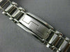 ESTATE WIDE & LONG 14KT WHITE GOLD HANDCRAFTED ITALIAN MENS BRACELET #22779