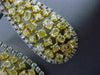LARGE WHITE & INTENSE FANCY YELLOW DIAMOND 18K TWO TONE GOLD 3D HANGING EARRINGS