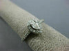 ESTATE .51CT ROUND & PEAR DIAMOND 14KT WHITE GOLD SEMI ETERNITY ENGAGEMENT RING