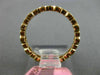 ESTATE .45CT ROUND DIAMOND 18KT ROSE GOLD 3D FILIGREE MILGRAIN ETERNITY RING 2mm