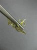 ESTATE LARGE .83CT DIAMOND 14KT YELLOW GOLD ETOILE CIRCULAR OPEN FLAME EARRINGS