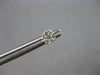 ESTATE SMALL .25CT DIAMOND 14K WHITE GOLD CLUSTER INVISIBLE FLOWER STUD EARRINGS