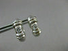 ESTATE .15CT DIAMOND 14KT WHITE GOLD HUGGIE ETOILE EARRINGS BEAUTIFUL!! #9279